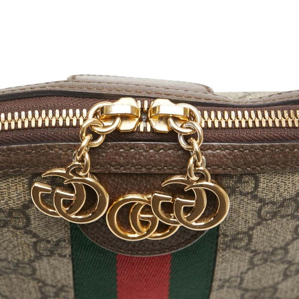 GUCCI Brown Leather Shoulder Bag - Picture 11 of 15